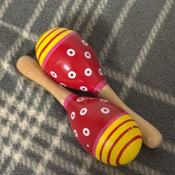 Gold tone Sterling 925🇺🇸ring 7stone Sz9+Puerto🇵🇷Rico 3-piece set+4.5”maracas set - Picture 7 of 17